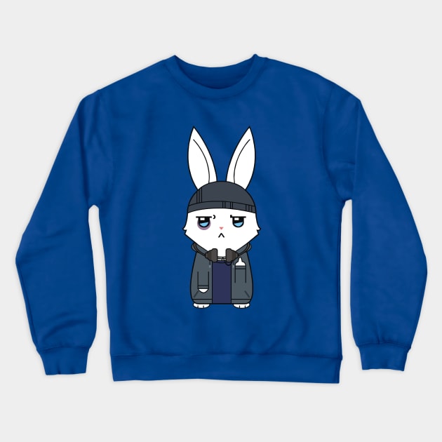 B-rabbit Crewneck Sweatshirt by Alien cat